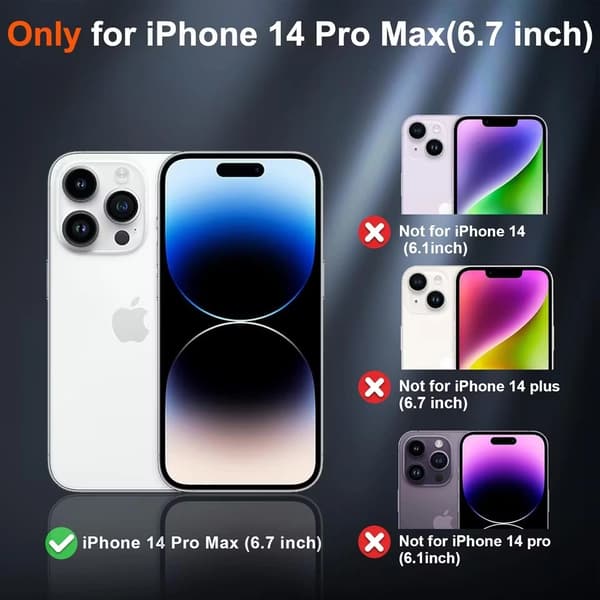 iPhone 14 Pro Max Svart Magsafe Skal