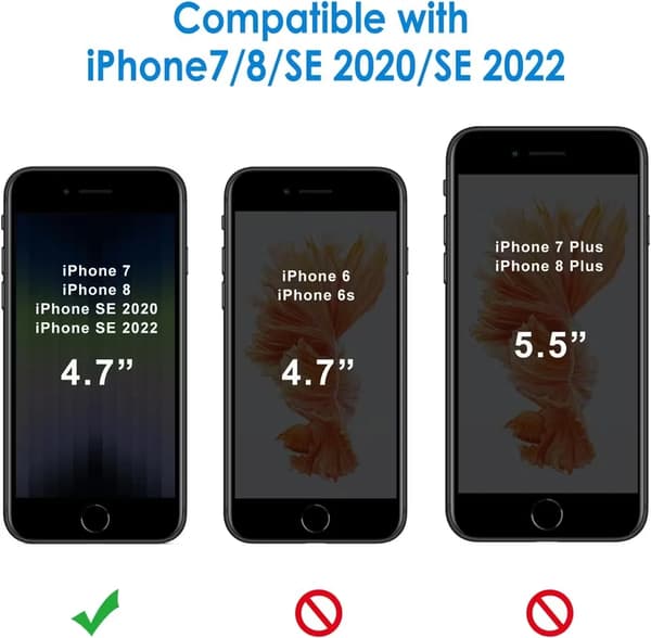 iPhone 7 / 8 / SE (2020 / 2022) – Ekstra Støtsikkert Deksel