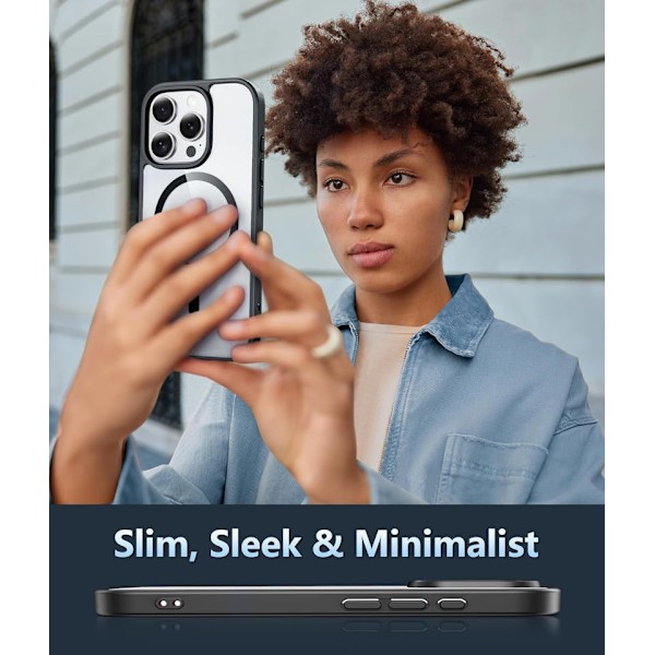 iPhone 16 Pro Svart Magsafe Skal