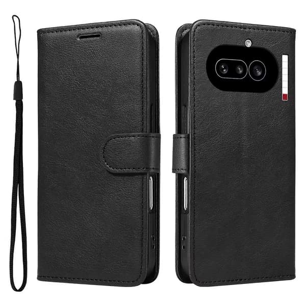 Nothing Phone 4a Plånboksfodral – Svart