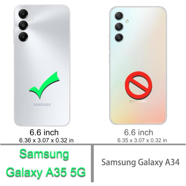 Samsung A35 - Transparent TPU Skal