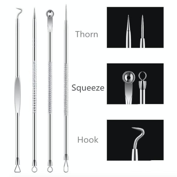 Pore ​​Worm Tool 4-Pack Pore Worm Tool Set