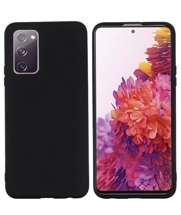 Samsung Galaxy S20 FE Mat Sort Cover – Stilren Beskyttelse med Perfekt Pasform