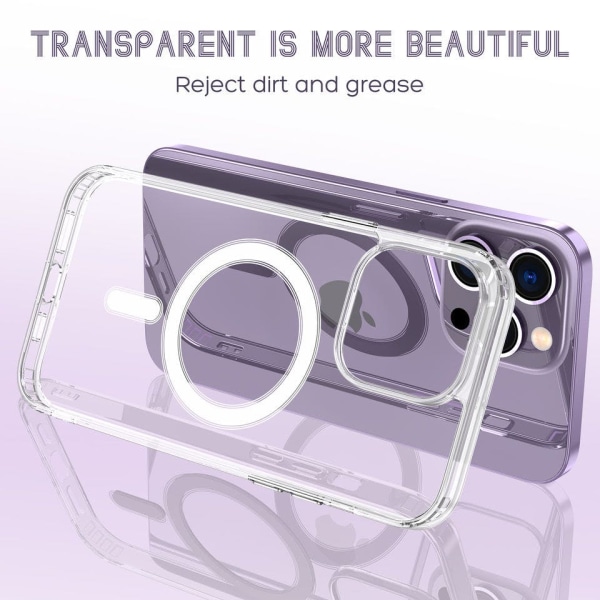 iPhone 14 Silikonskal - Magsafe Transparent iPhone 14