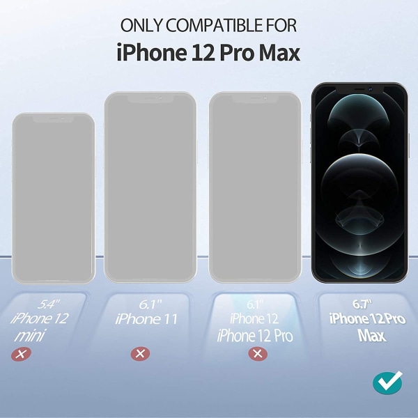 2-Pack iPhone 12 Pro Max TPU Skal - Slimmat
