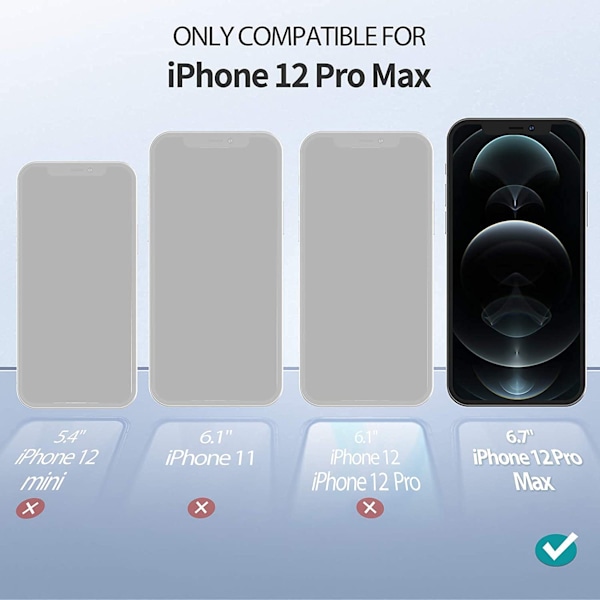 2-Pack iPhone 12 Pro Max TPU Skal - Slimmat