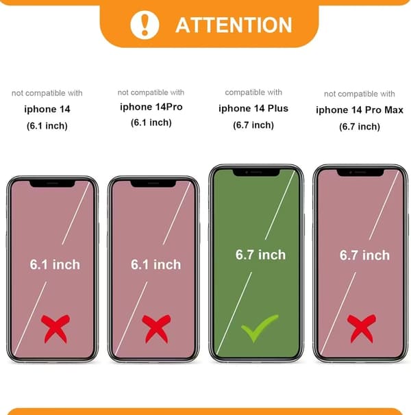 Magnetiskt Plånboksfodral iPhone 14 Plus – med Kortplatser & RFID-skydd