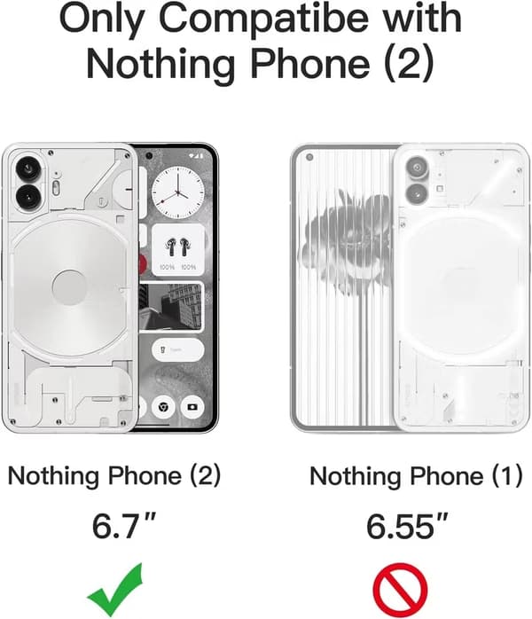 Nothing Phone 2 TPU Skal
