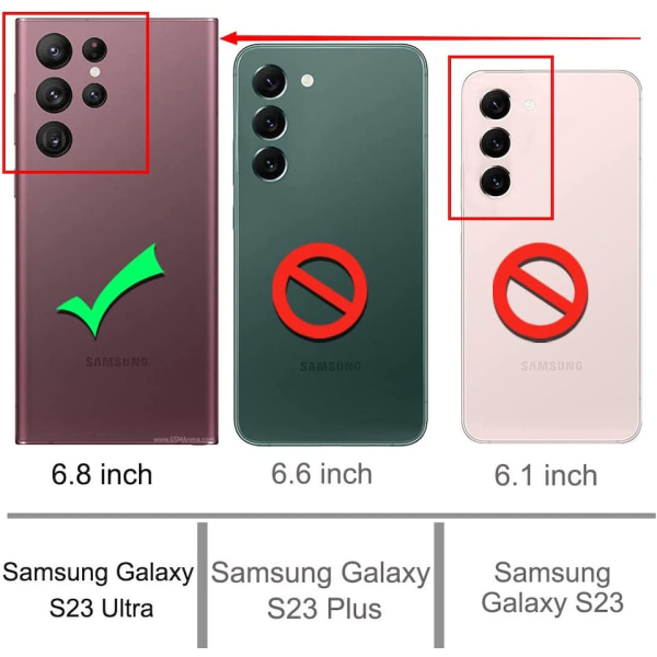 Samsung Galaxy S23 Ultra Transparent TPU Skal