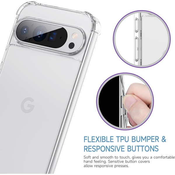 Google Pixel 9 Extra Stöttåligt Skal