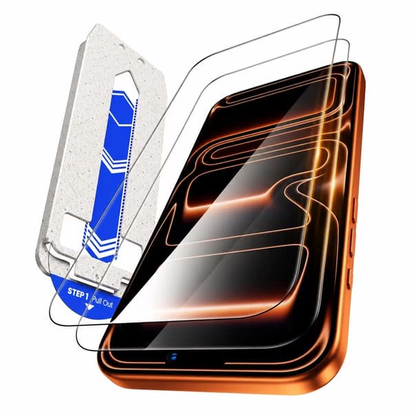 iPhone 18 Pro Max Easy Install Näytönsuoja – Karkaistu Lasi