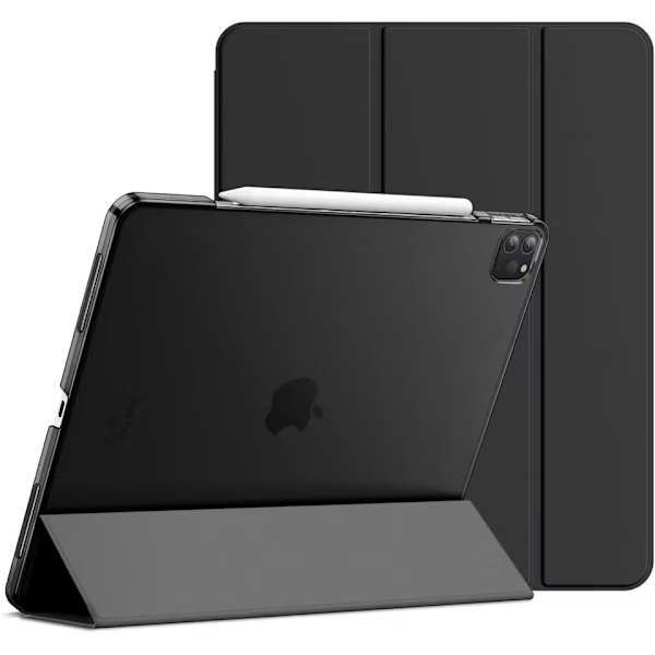 iPad Pro 12.9 Vikbart Deksel – Stilren Beskyttelse med Smart Stativfunksjon