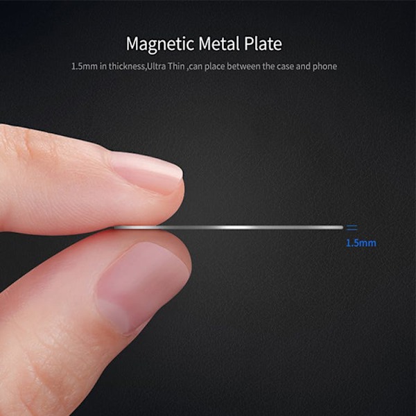 Magnetisk Universal Platta - 4 Färger svart