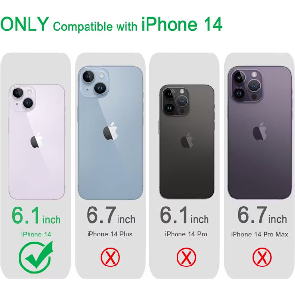 iPhone 14 Extra Iskunkestävä kotelo