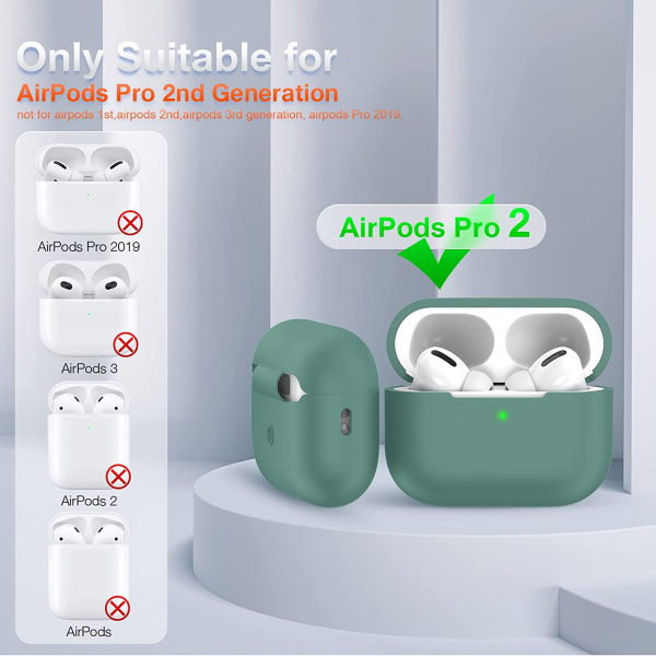 Airpods Pro Generation 2 Skal - 18 Färger Babyblå