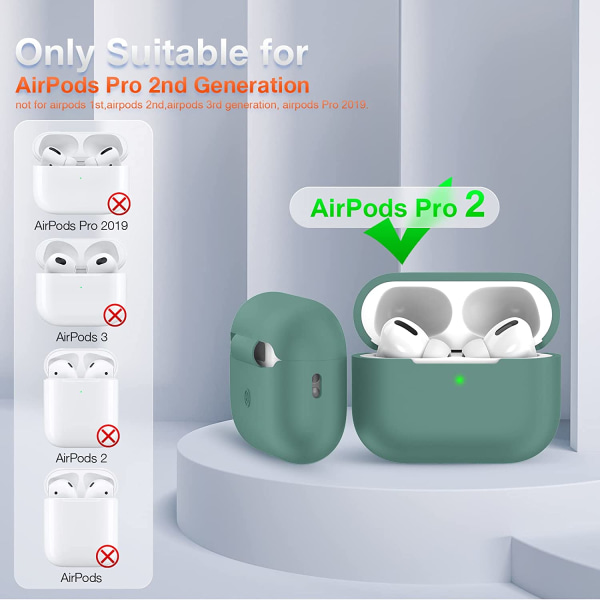 Airpods Pro Generation 2 Skal - 18 Färger Mint Grön