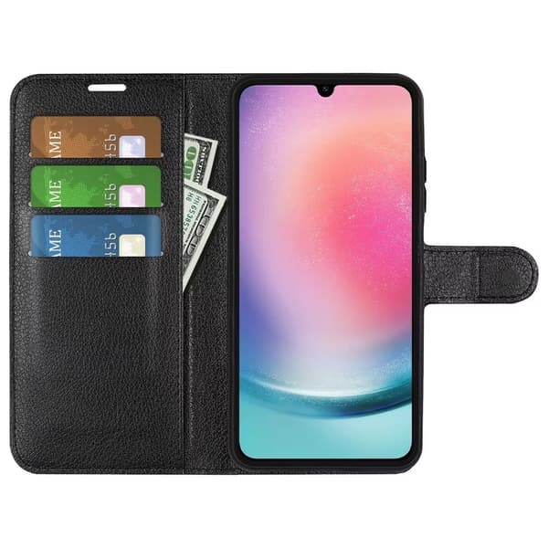 Samsung A18 Plånboksfodral Svart