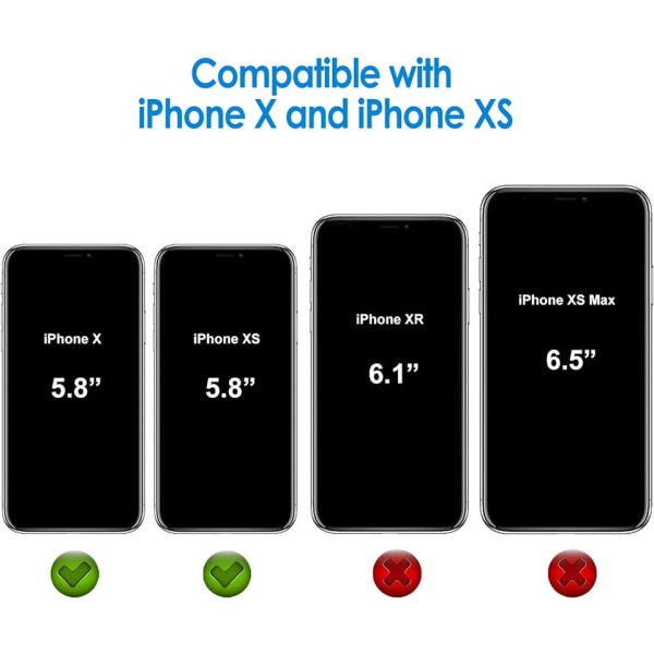 iPhone X / XS -kotelo - ohut läpikuultava