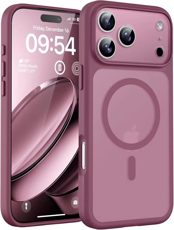 iPhone 18 Pro Max MagSafe Skal – Matt med Extra Kameraskydd
