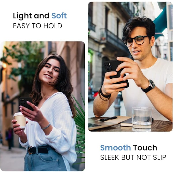 iPhone 16 Plus Svart Matt Hårt Skal