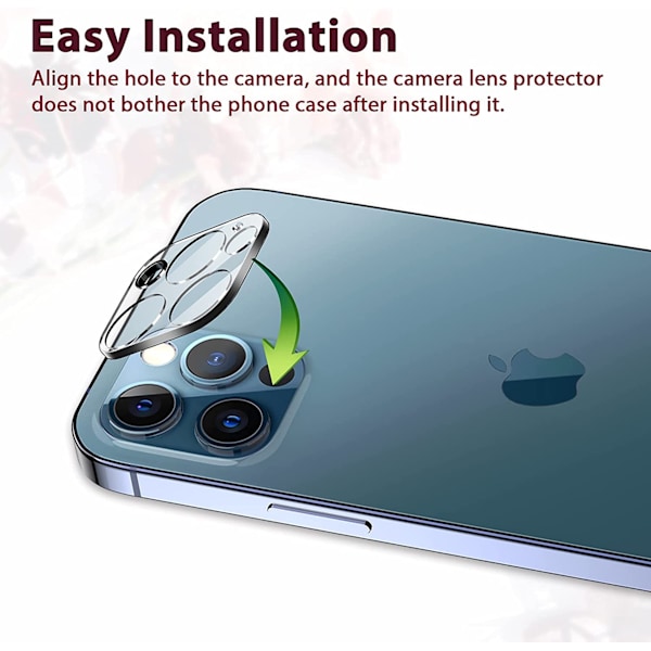 iPhone 12 Pro Kamera Glas Skyddsglas