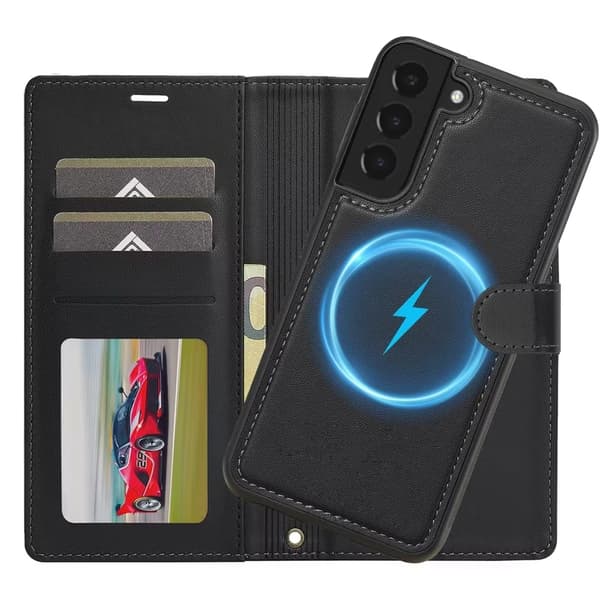 Magnetisk Pungetui Samsung S25 Edge – med Kortholdere & RFID-beskyttelse