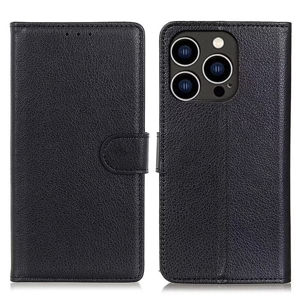 iPhone 14 Pro Plånboksfodral – Svart