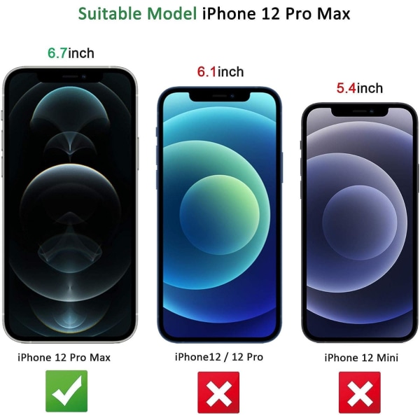 iPhone 12 Pro Max 6.7 tuumaa - Ekstra stødsikker