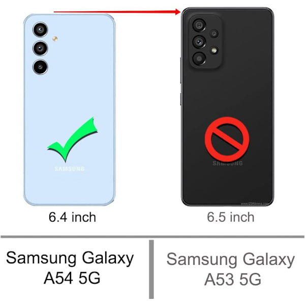 Samsung A54 Extra Stöttåligt Skal