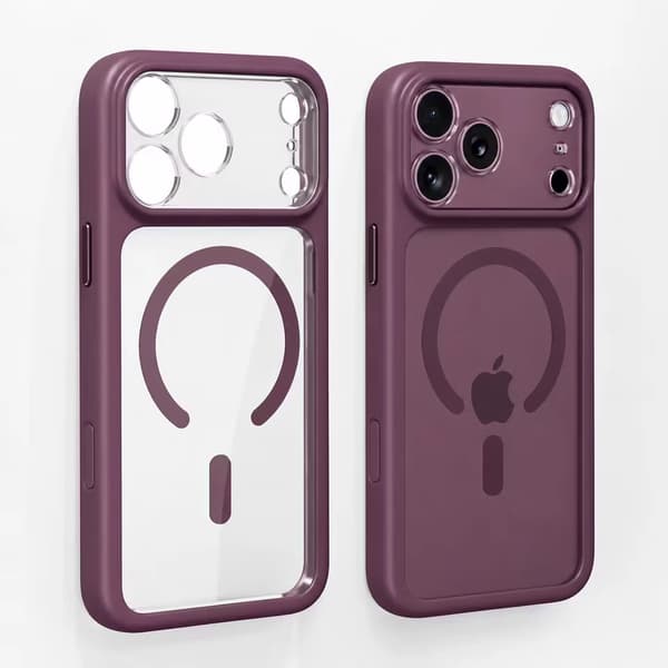 iPhone 18 Pro Max MagSafe Deksel – Slankt, Støtsikkert & Kamerabeskyttelse (Burgundy)