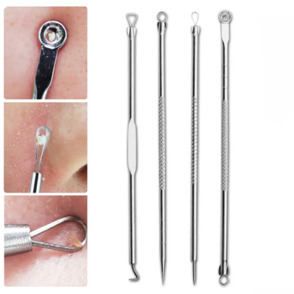 Blackhead Tool 4-Pack Blackhead værktøjssæt