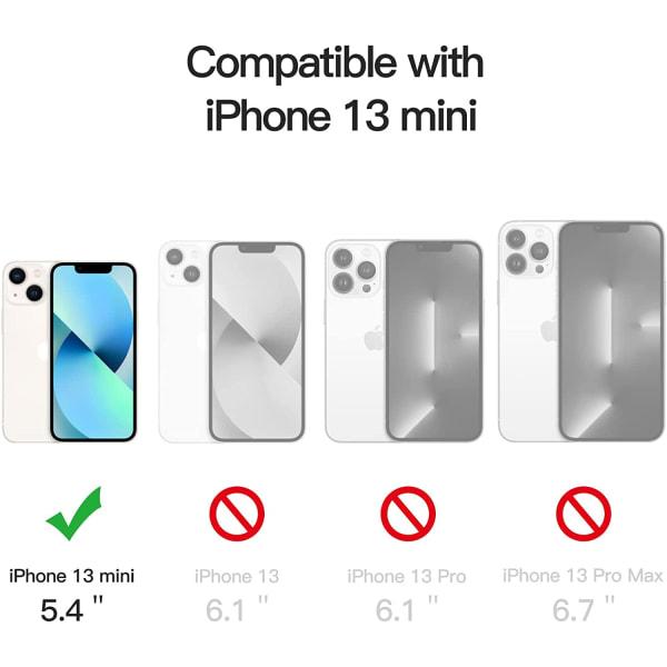 Transparent MagSafe skal - iPhone 13 Mini