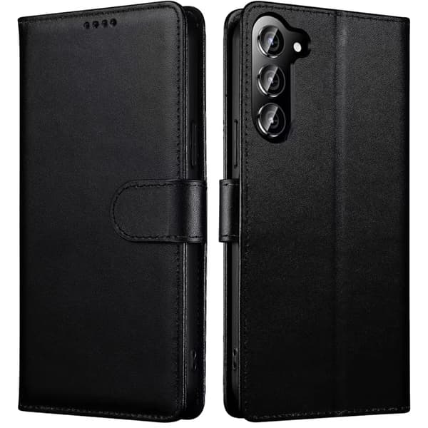 Samsung S26 FE Plånboksfodral – Svart