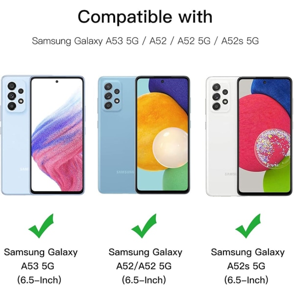 1-Pack Skärmskydd i Härdat Glas till Samsung A53 5G