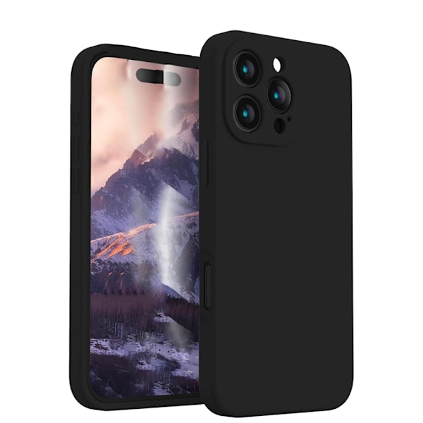 iPhone 16 Pro Max Svart Matt Hårt Skal