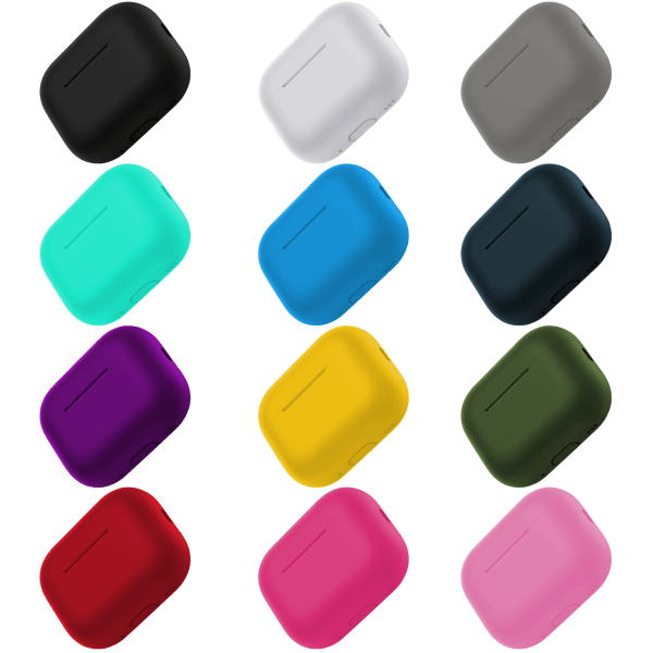 Airpods Pro Generation 2 Skal - 12 Färger Vit