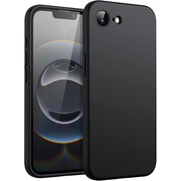 iPhone 16E Svart Matt Hårt Skal