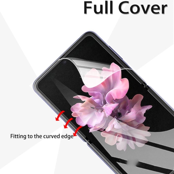 Samsung Galaxy Z Flip 4 Skärmskydd HydroGel Film - 3 Delar
