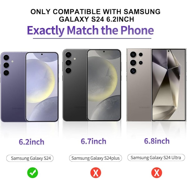 Samsung S24 Skärmskydd i Härdat Glas 1-Pack