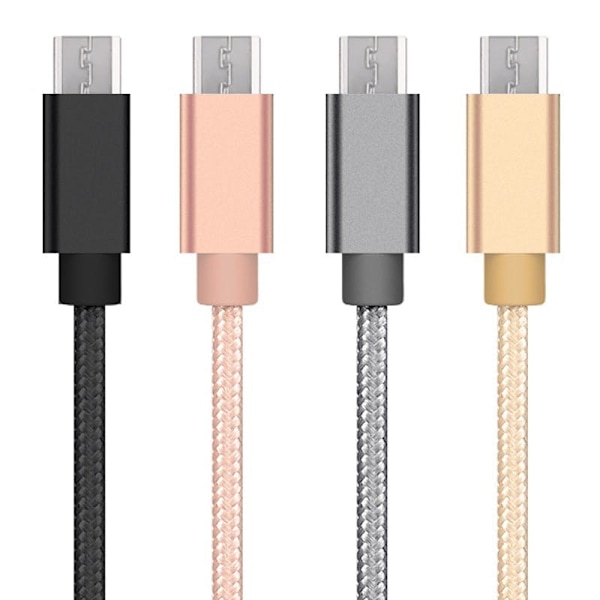 Micro USB Extra Stark Laddningskabel Guld 1 Meter