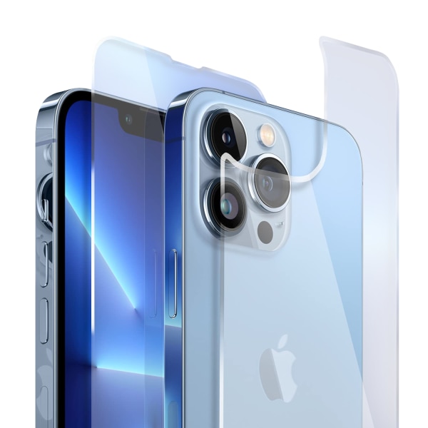 iPhone 13 Pro Temperat Glas Framsida & Baksida