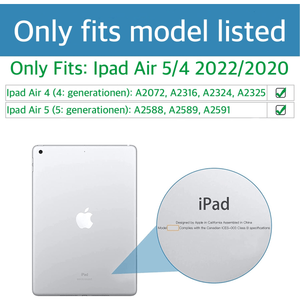 Härdat Glas Skärmskydd iPad Air 5/4 2022/2020