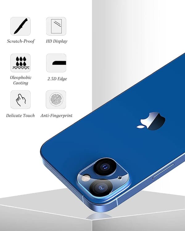 iPhone 13 Mini Kristall Klart Kamera Glas