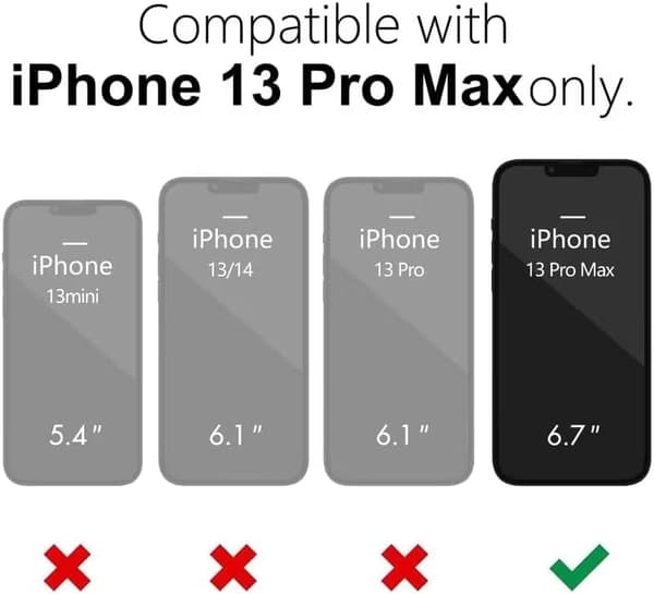 iPhone 13 Pro Max Matt Svart Skal - Extra Kamera Skydd iPhone 13 Pro Max