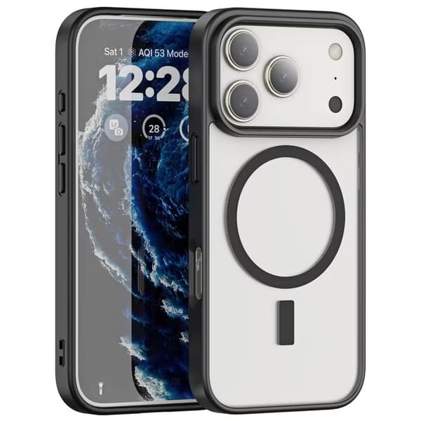 iPhone 17 Pro Max Matt Svart Magsafe Skal