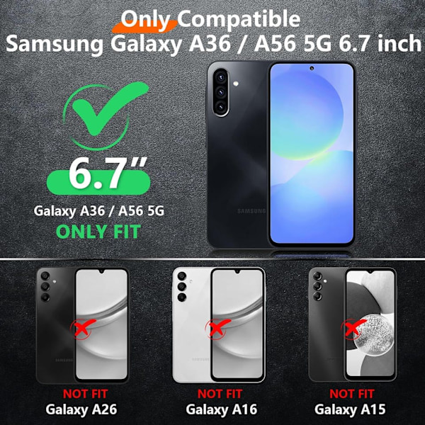 1-Pack Samsung A56 Skärmskydd
