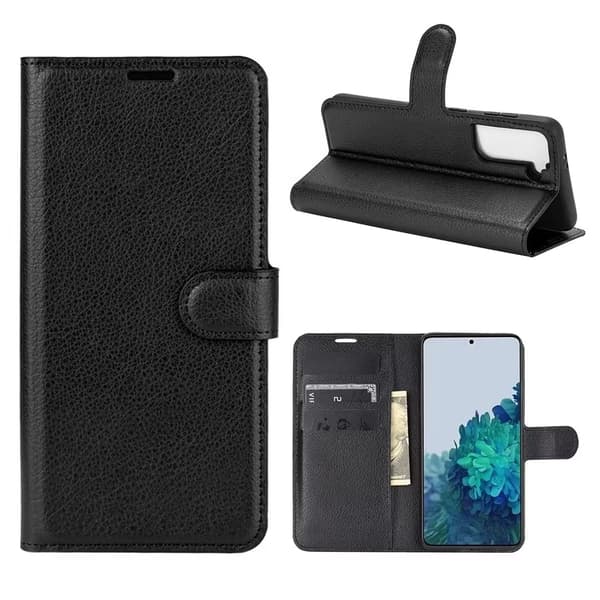Samsung Galaxy S21 FE Plånboksfodral – Svart
