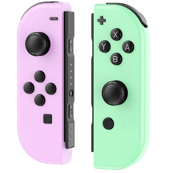 Gul Trådløs Bluetooth Spillkontroller, Kompatibel med Switch-konsoll, Makrofunksjon, Vibrasjon og Vekking