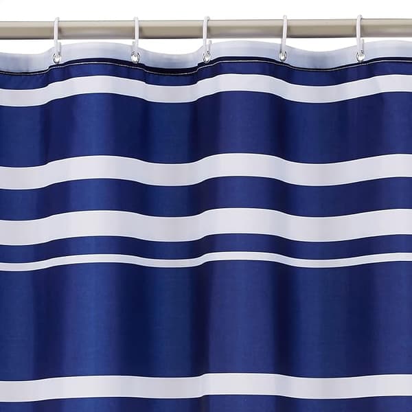 Dusjforheng Vanntett Stoff Vaskbar Polyester Mugg Tape 6 Kroker 100x200cm Badekar A