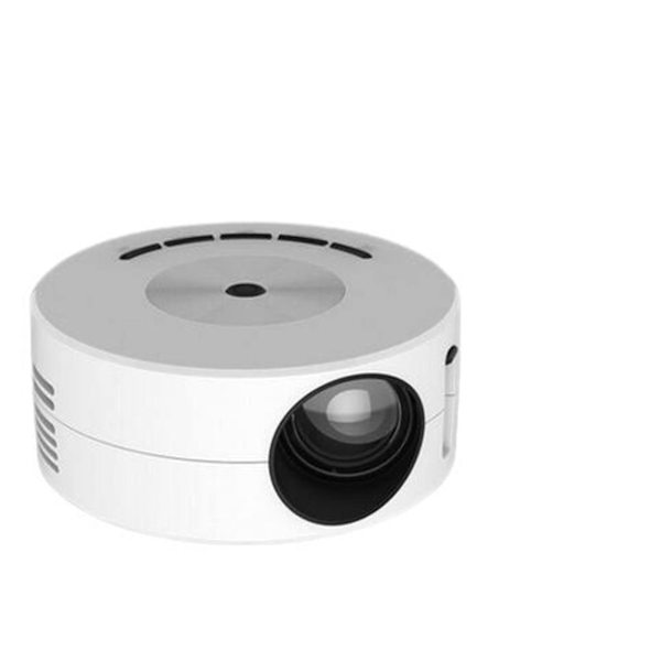 Miniprosjektor, Oppgradert Miniprosjektor 2023, 9500 Lumen Multimedia Hjemmevideoprosjektor, Kompatibel med Fullt Trådløs Samme Skjerm Telefon White